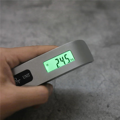 Digital Portable Luggage Scale (50kg/110lb) w/ LCD Display
