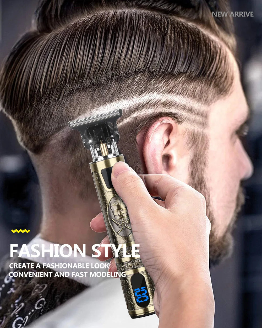 T9 LCD Precision Hair Trimmer and Clipper for Men