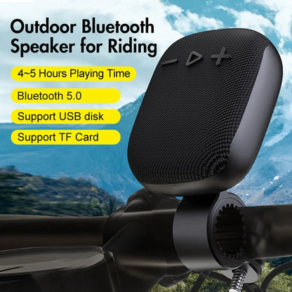 Durable Wireless Bluetooth Subwoofer for Bicycle Handlebars