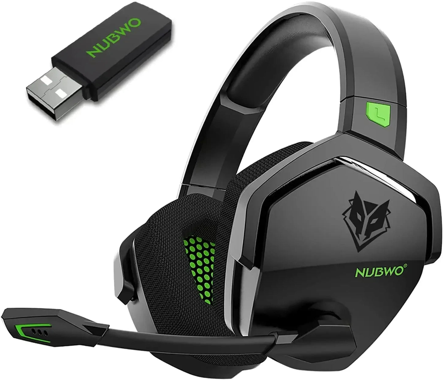NUBWO G06 Dual Wireless Gaming Headset (7.1 Surround/Low Latency)