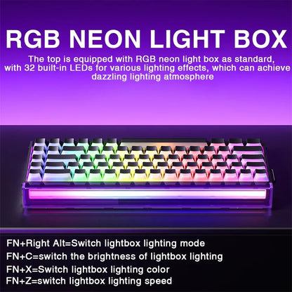 AULA HERO 68HE Customizable Mechanical Keyboard | RGB Backlit, Magnetic Switches