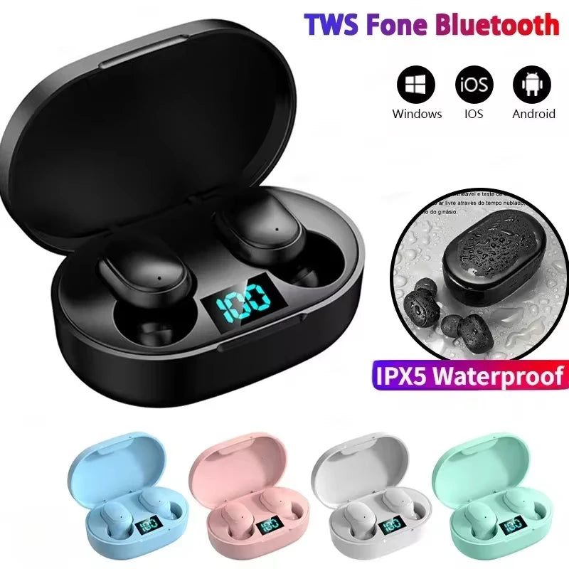 E6S TWS Wireless Bluetooth Earbuds w/ Mic (Noise Cancelling)