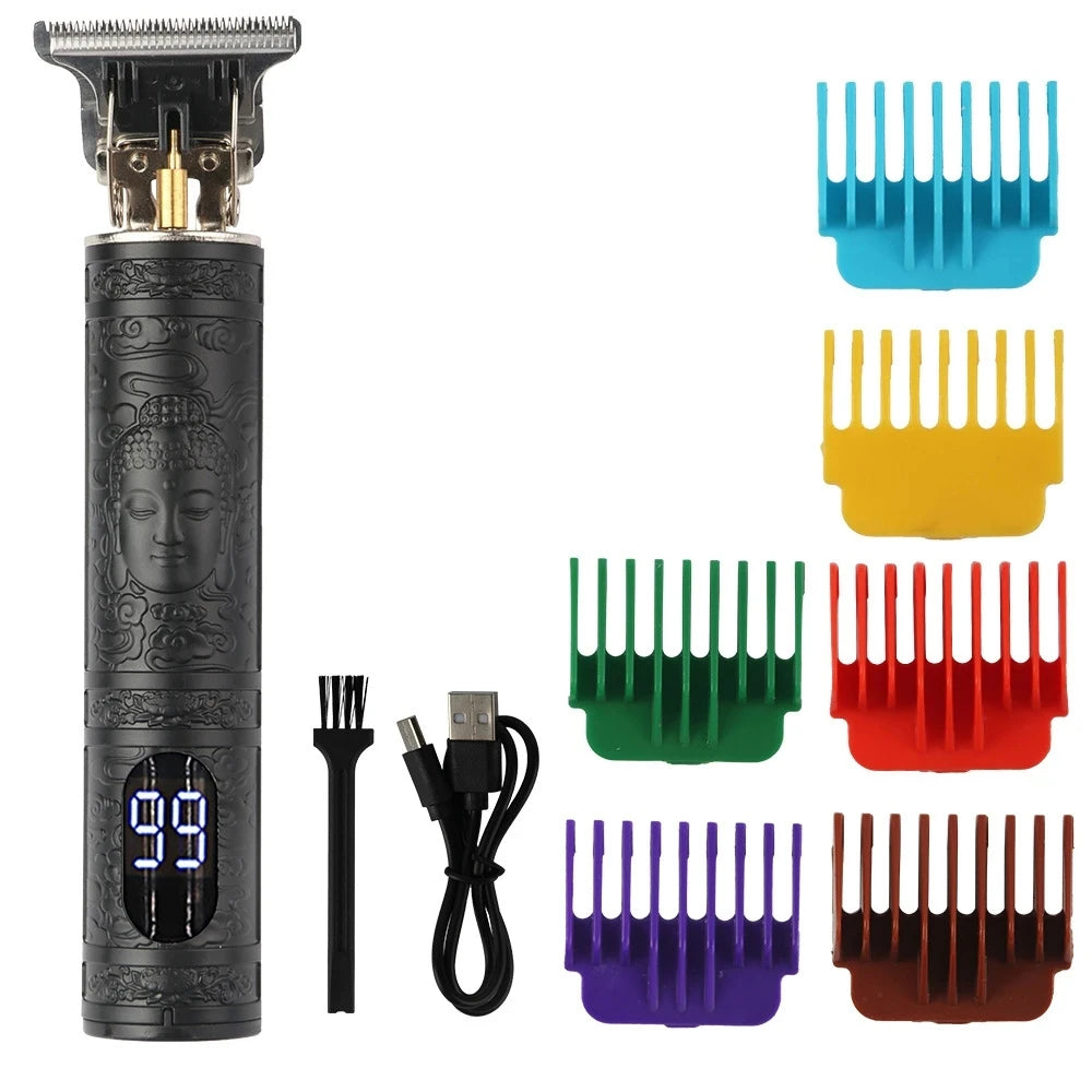 T9 LCD Precision Hair Trimmer and Clipper for Men
