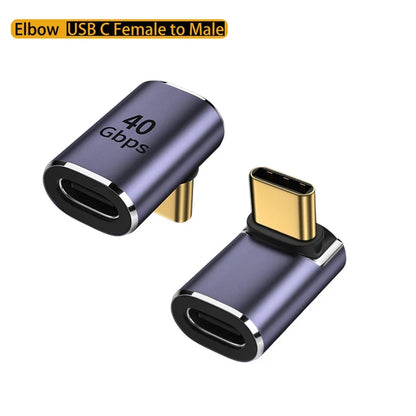 USB-C OTG Adapter (100W PD, 40Gbps, 8K 60Hz) for MacBook/PC