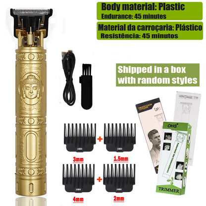 Professional T9 Hair Clipper & Beard Trimmer (0mm Zero Gap)