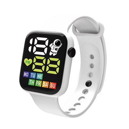 Waterproof LED Digital Sports Watch for Kids (Silicone Strap)