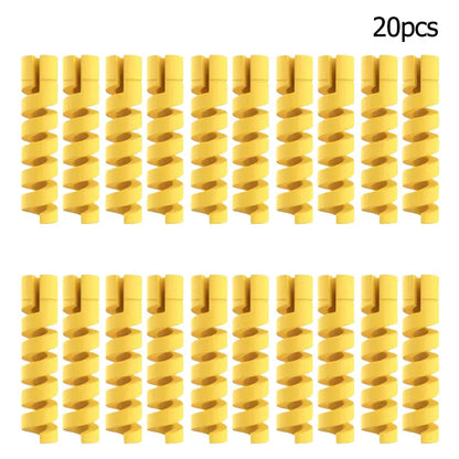 10pcs Silicone Cable Protectors | Spiral Cord Savers for USB Charger Cables