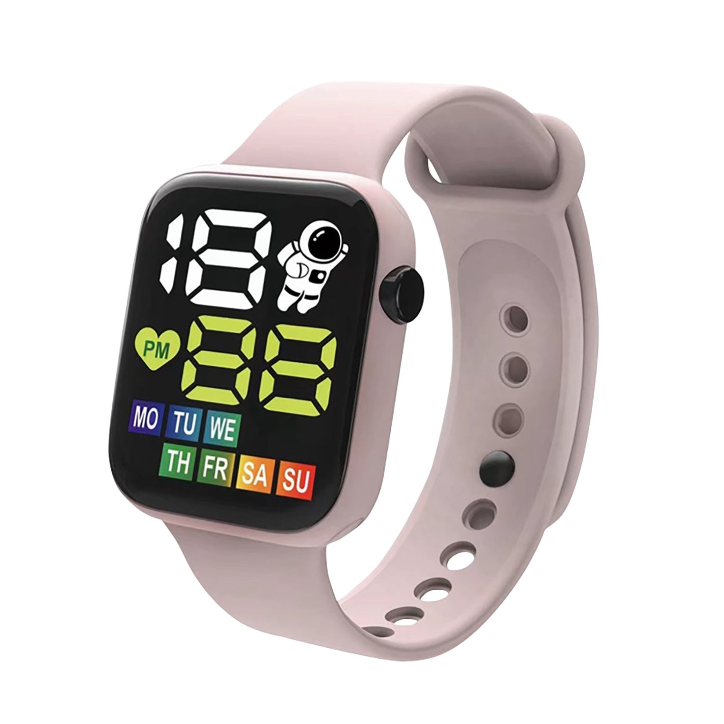 Waterproof LED Digital Sports Watch for Kids (Silicone Strap)