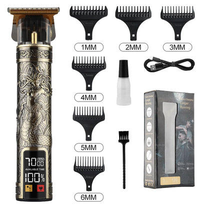 T9 LCD Precision Hair Trimmer and Clipper for Men