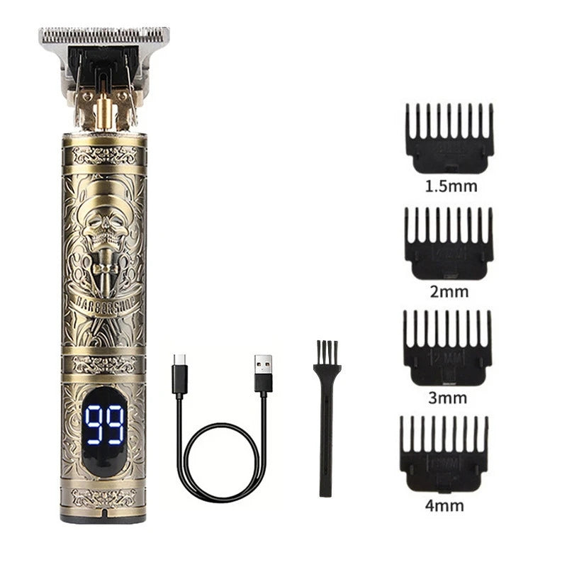 T9 LCD Precision Hair Trimmer and Clipper for Men