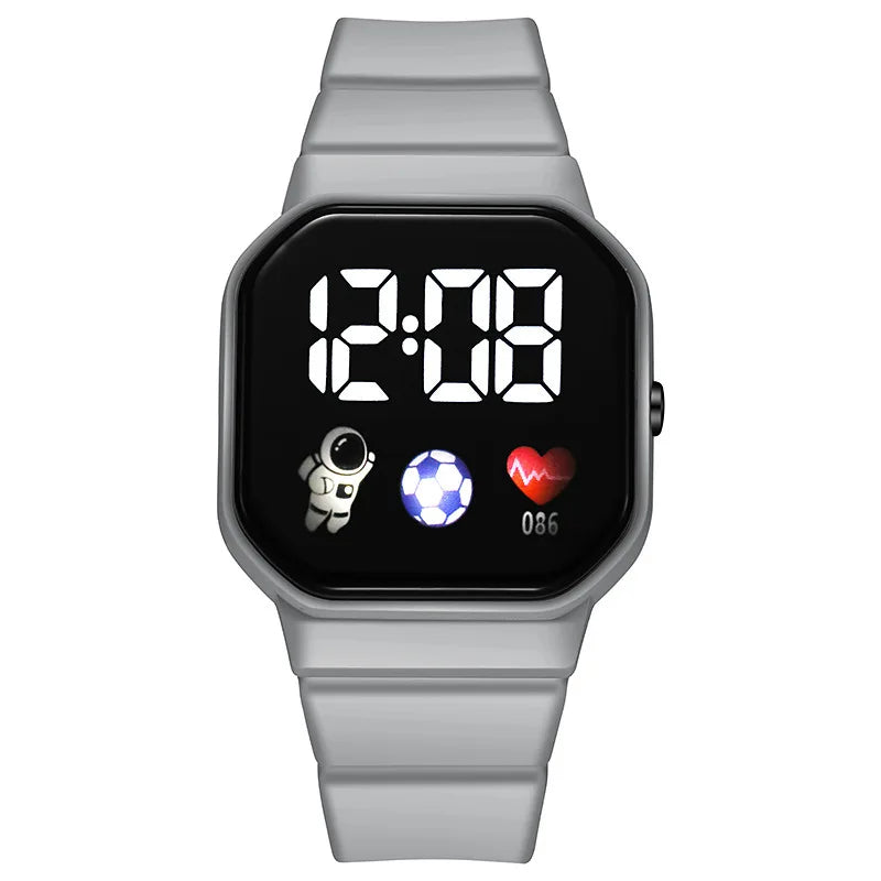 Digital LED Watch | Silicone Strap Electronic Wristwatch