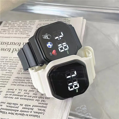 Digital LED Watch | Silicone Strap Electronic Wristwatch