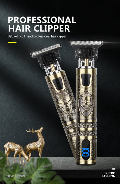 T9 LCD Precision Hair Trimmer and Clipper for Men