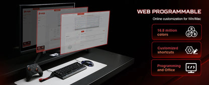 YUNZII x MADLIONS MAD68 HE Gaming Keyboard | 65% Magnetic, 8K Rapid Trigger