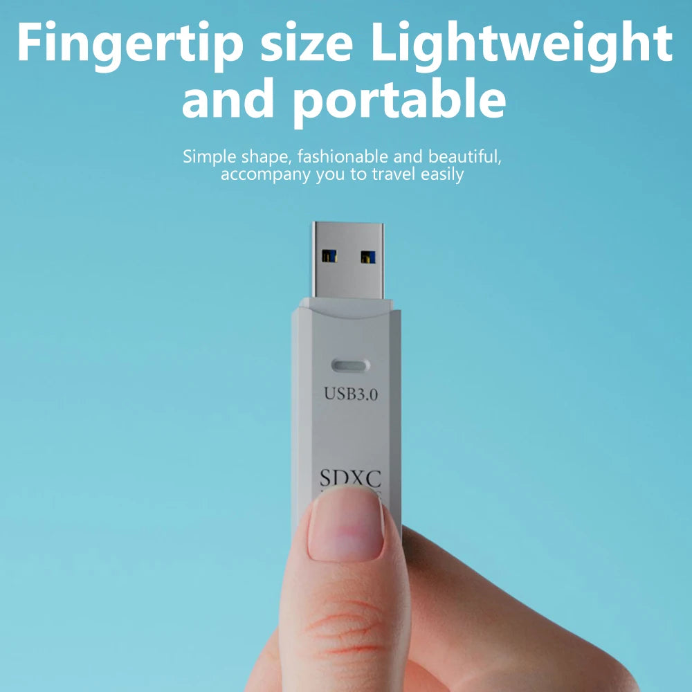 High-Speed USB 3.0 (2-in-1) SD/Micro SD Card Reader