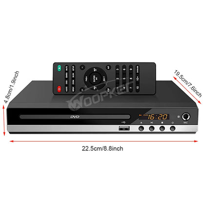 Woopker B29 Full HD 1080P DVD Player (HDMI/AV Output)