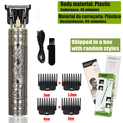 T9 Cordless Hair Trimmer & Shaver (Electric Barber Razor)