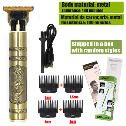 T9 Cordless Hair Trimmer & Shaver (Electric Barber Razor)