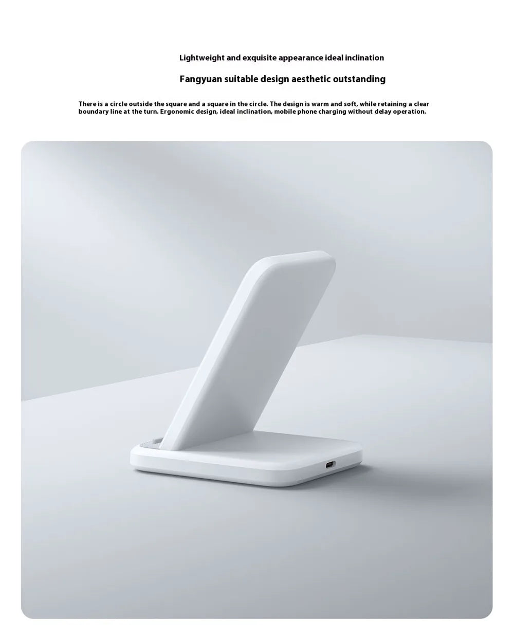 Xiaomi Mi 30W Vertical Wireless Charger | Fast Charging Stand for Mi/Redmi & iPhone