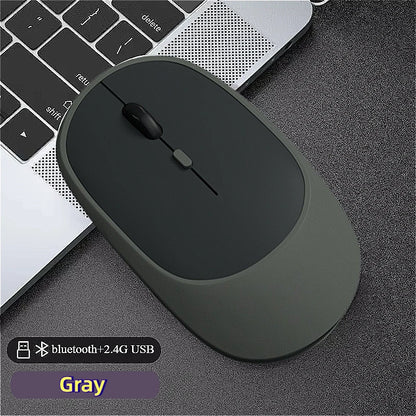 MINGCVIL Rechargeable Silent Wireless Mouse (Bluetooth/Adjustable DPI)