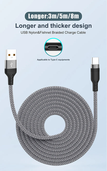 USB Type C 6A Fast Charging Cable (Multi-Length, Super-Charge)