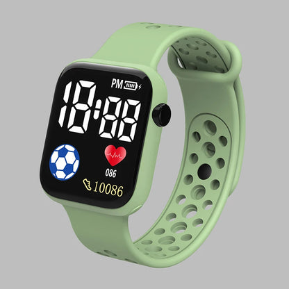 Digital LED Watch | Silicone Strap Electronic Wristwatch