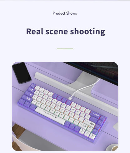 AJAZZ AK680 Mechanical Gaming Keyboard (Hot Swap / Wireless)