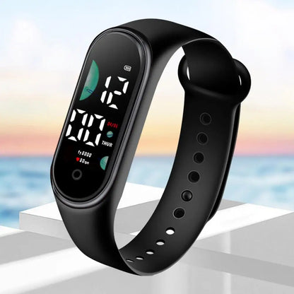 Waterproof Luminous LED Digital Sport Watch (Large Display)