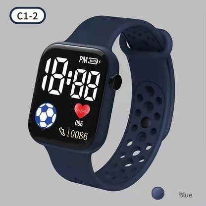Digital LED Watch | Silicone Strap Electronic Wristwatch