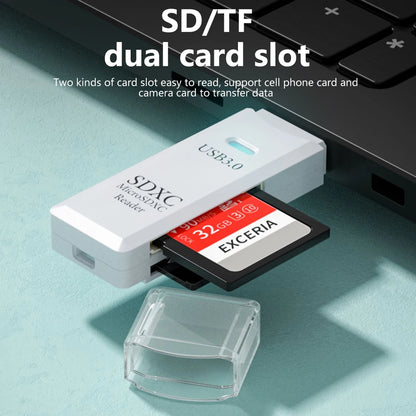 High-Speed USB 3.0 (2-in-1) SD/Micro SD Card Reader