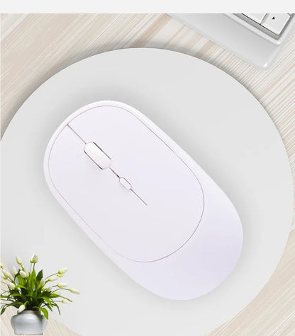 MINGCVIL Rechargeable Silent Wireless Mouse (Bluetooth/Adjustable DPI)
