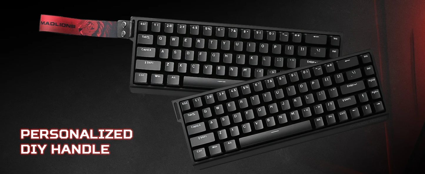 YUNZII x MADLIONS MAD68 HE Gaming Keyboard | 65% Magnetic, 8K Rapid Trigger