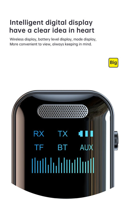 4-in-1 Bluetooth 5.4 Audio Transmitter & Receiver (3.5mm/TF)