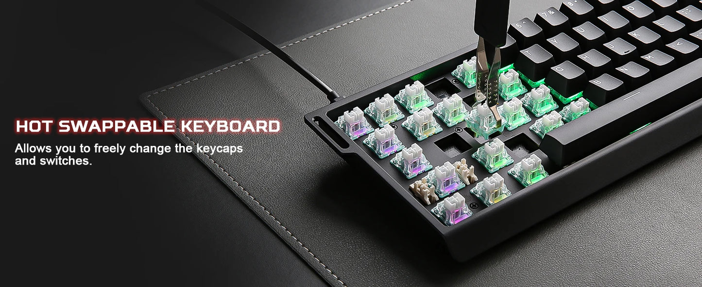 YUNZII x MADLIONS MAD68 HE Gaming Keyboard | 65% Magnetic, 8K Rapid Trigger