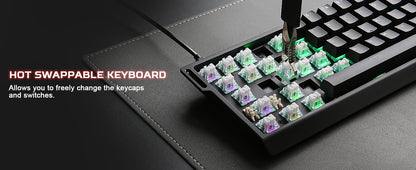 YUNZII x MADLIONS MAD68 HE Gaming Keyboard | 65% Magnetic, 8K Rapid Trigger