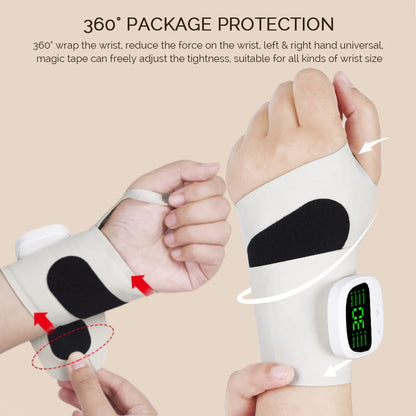 8 Mode Cordless EMS Wrist Massager | Carpal Tunnel & Tenosynovitis Relief Device