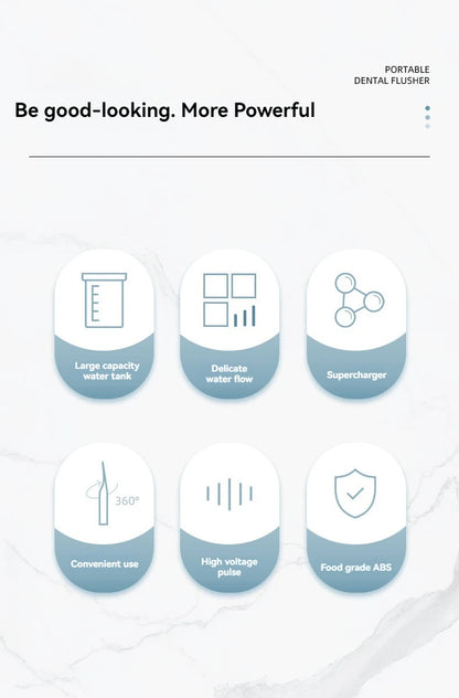 Portable High-Pressure Manual Oral Irrigator (Water Flosser)