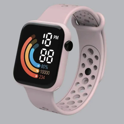 LED Digital Sport Watch (Waterproof / Silicone Strap)