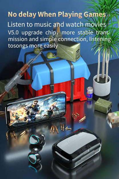 M10 TWS Wireless Earbuds w/ Power Bank Charging Case