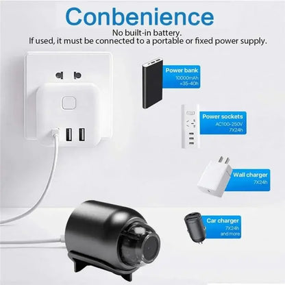 X5 Mini 1080P Wireless Surveillance Camera w/ Night Vision