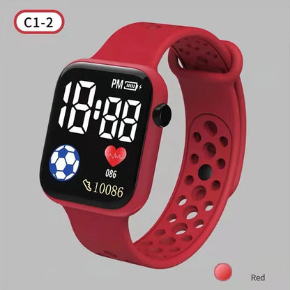 Digital LED Watch | Silicone Strap Electronic Wristwatch
