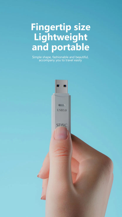 High-Speed USB 3.0 (2-in-1) SD/Micro SD Card Reader