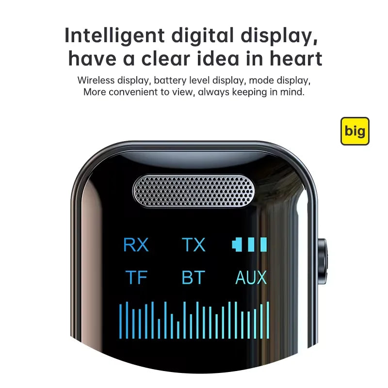 4-in-1 Bluetooth 5.4 Audio Transmitter & Receiver (3.5mm/TF)