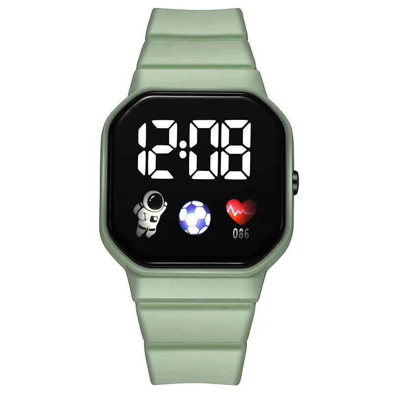 Digital LED Watch | Silicone Strap Electronic Wristwatch