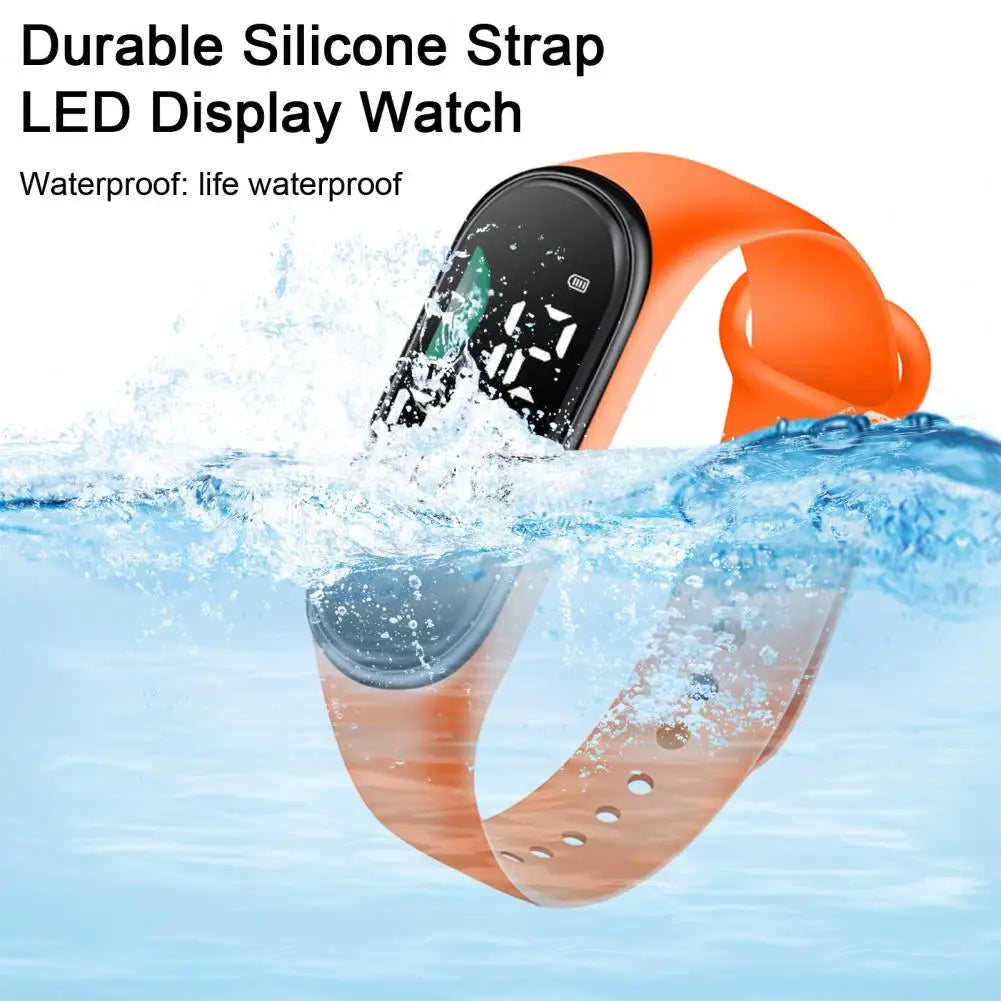 Waterproof Luminous LED Digital Sport Watch (Large Display)