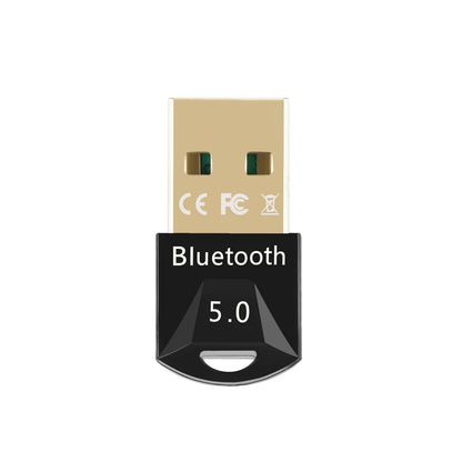 Bluetooth 5.0 USB Adapter & Receiver | High Speed Wireless Dongle for PC
