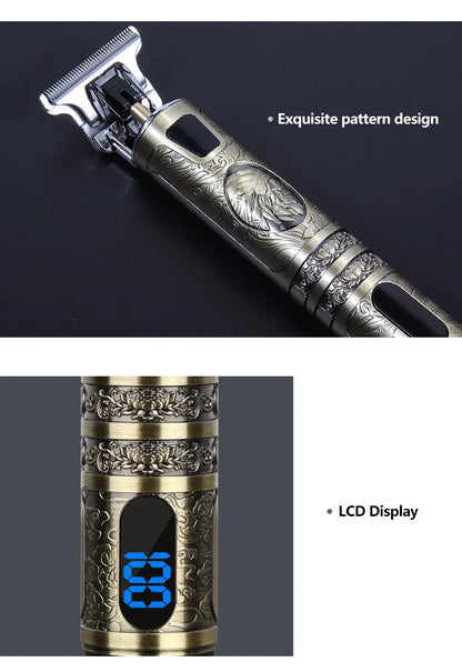 T9 LCD Precision Hair Trimmer and Clipper for Men