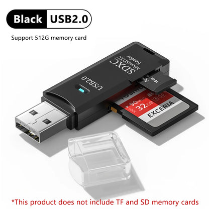 High-Speed USB 3.0 (2-in-1) SD/Micro SD Card Reader