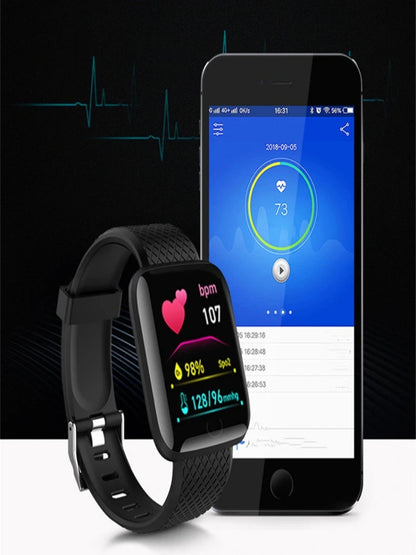 Unisex Smartwatch & Fitness Tracker for Android/iOS (Message Sync)