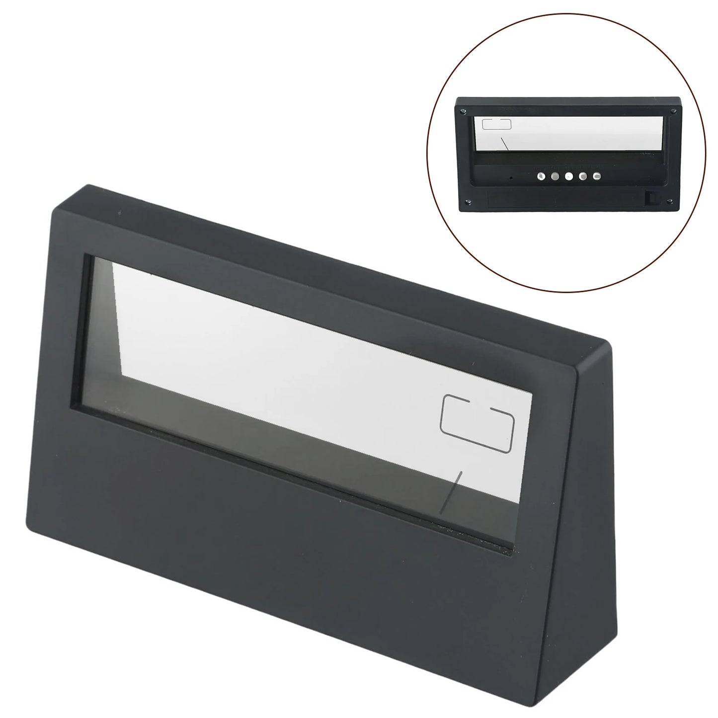 LED Desktop Alarm Clock with Thermo-Hygrometer and Weather Display